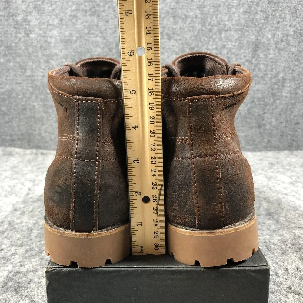 Wolverine Cort Chukka Leather Boots Mens 9 Brown Lace Up Casual Shoes